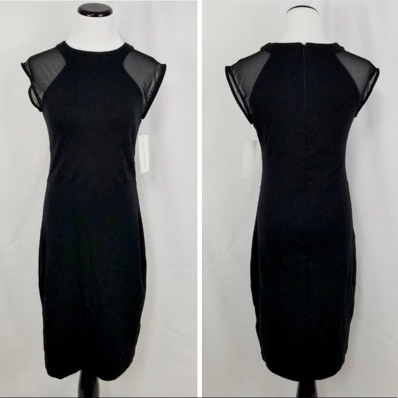 French Connection Eso Viven Black Dress - Picture 3 of 6